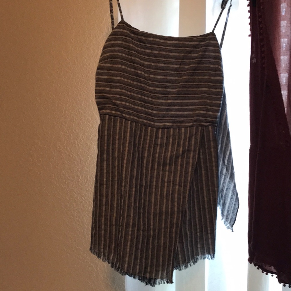 Tie back romper